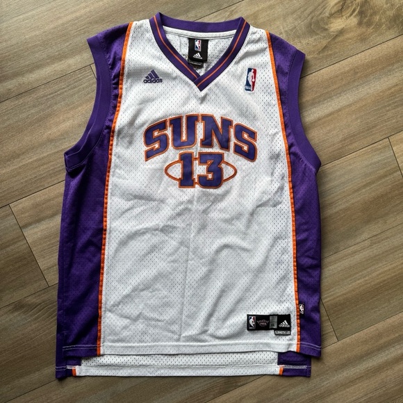 adidas Other - Vintage Y2K Phoenix Suns Steve Nash Stitched Jersey Size XL White